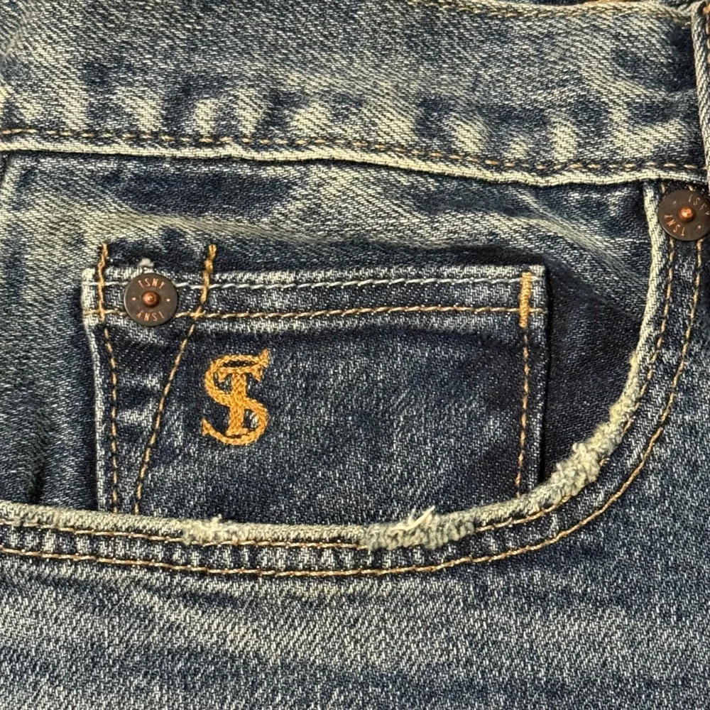 Todd Snyder Mens 30x32 Skinny‎ Fit Stretch Jeans Medium Indigo Wash